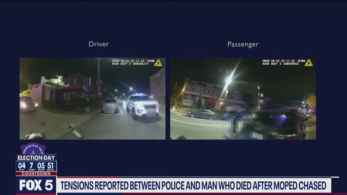 Tensions reported between police and man who died after moped chase